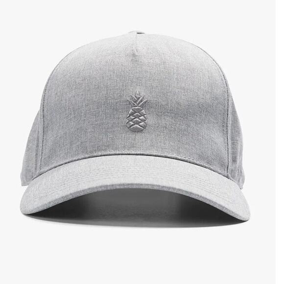 Chubbies Men’s Gray Performance Pineapple SnapBack Baseball Cap Hat One Size - Picture 2 of 9